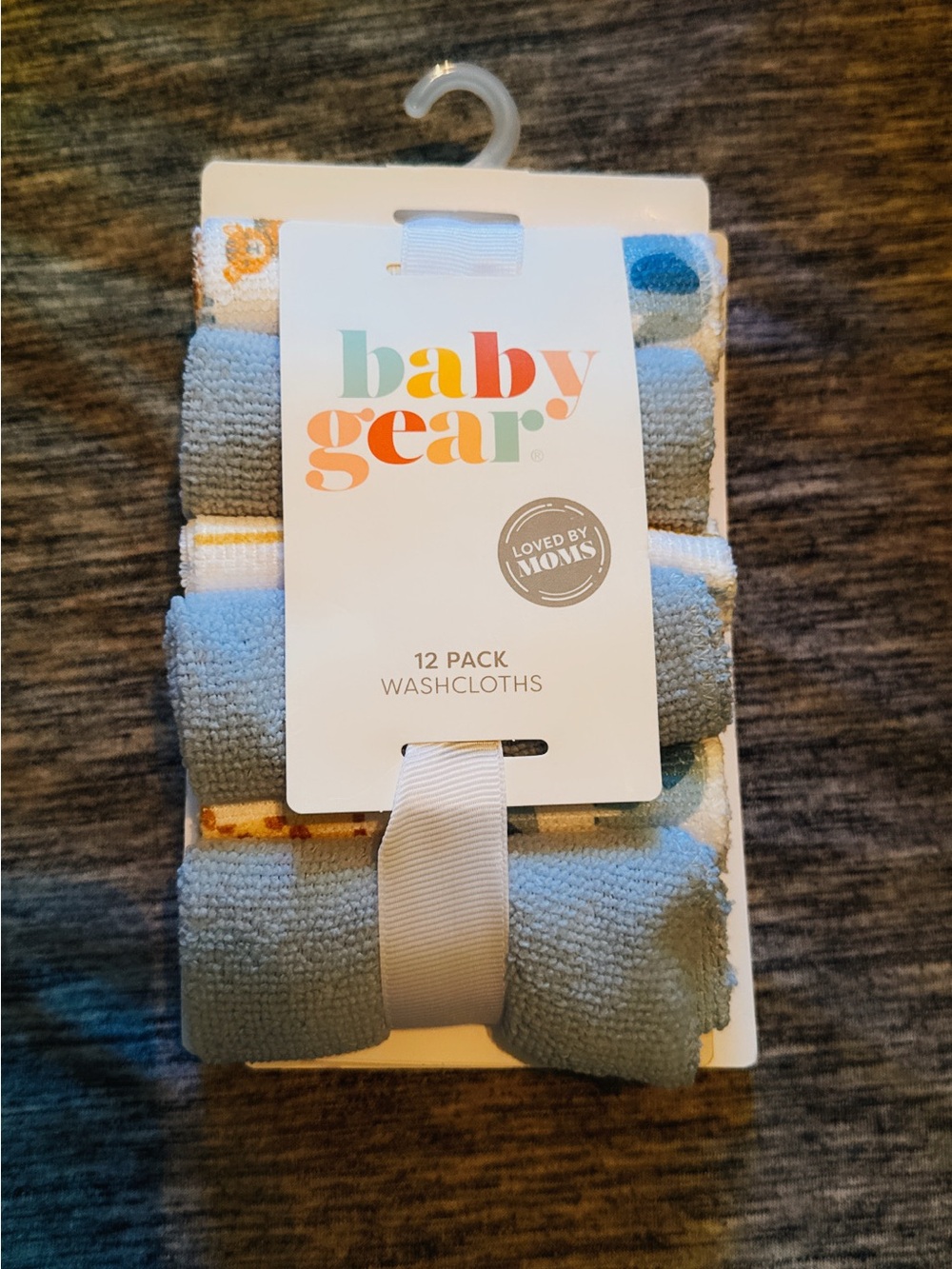 Baby Gear Light Blue Washcloths - 12 Pack